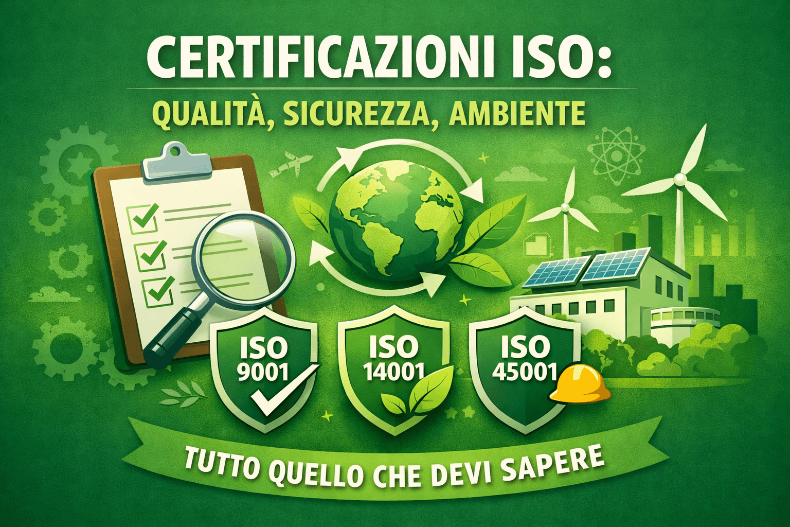 ISO 9001, ISO 14001 e ISO 45001: Differenze e Come Scegliere